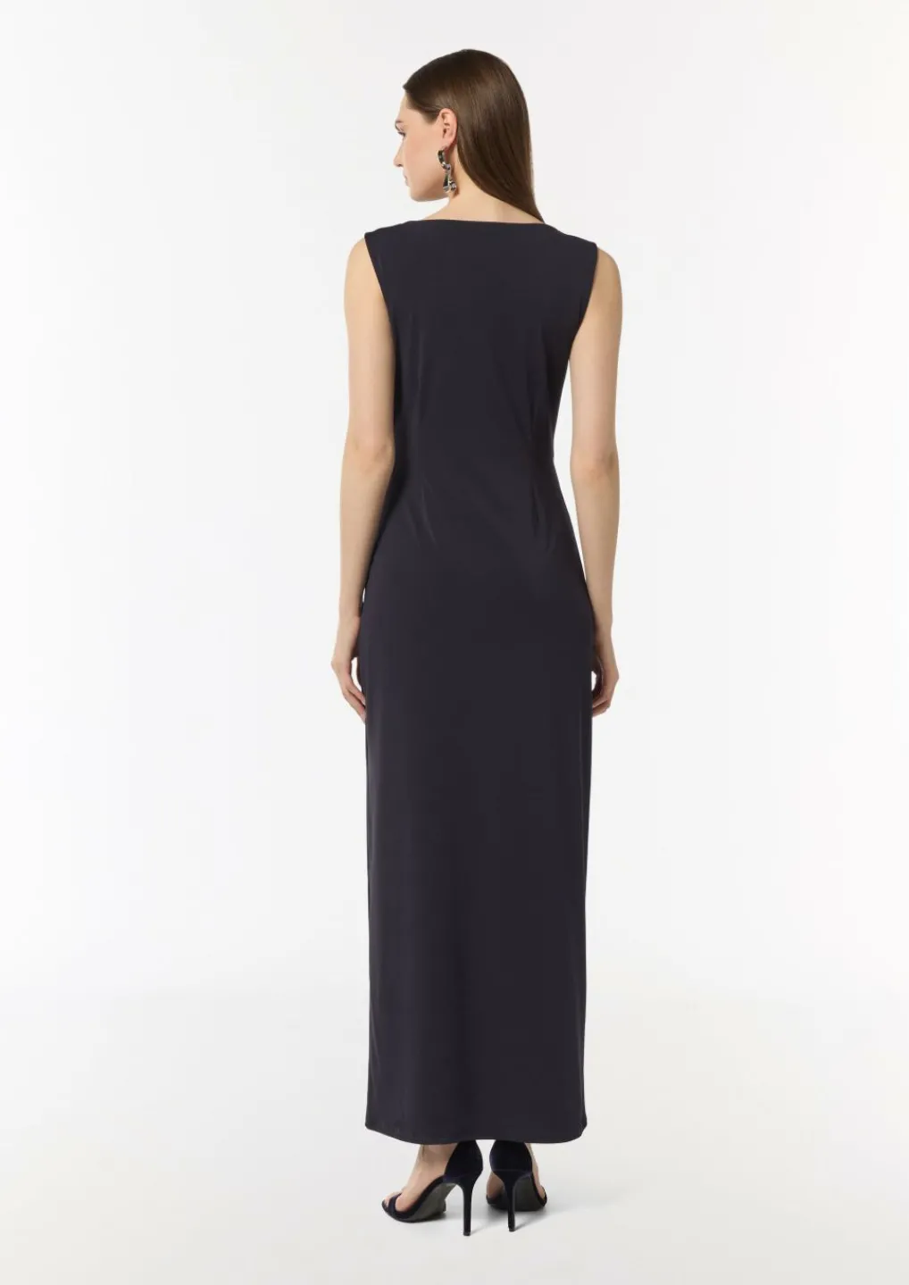 Jersey-Kleid in Wickel-Optik-Comma Clearance