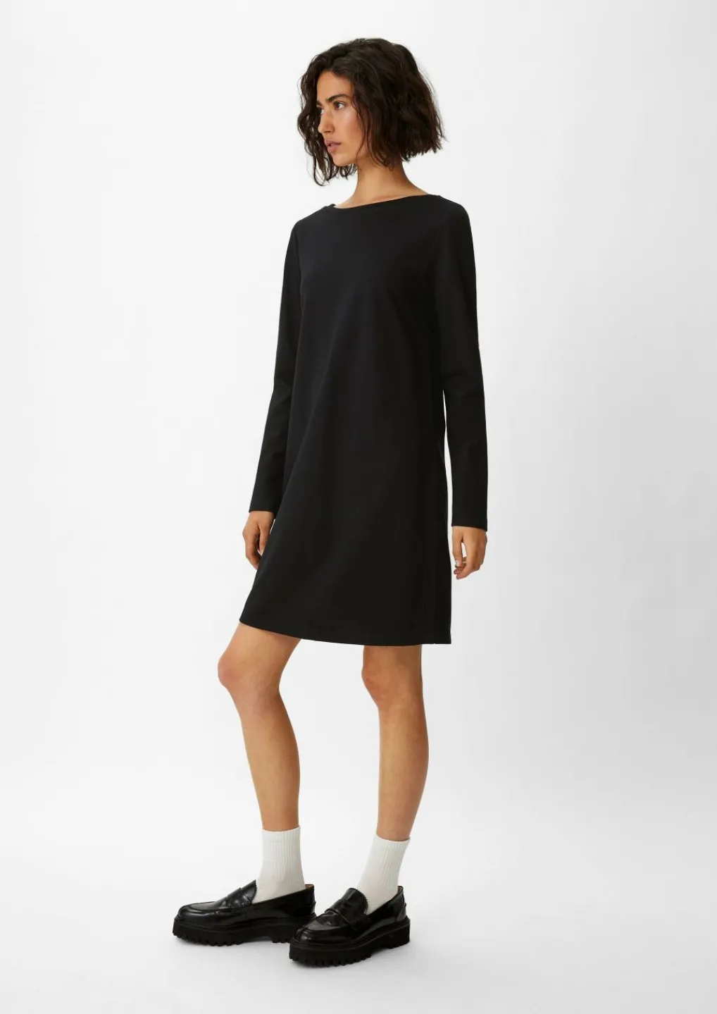 Jerseykleid mit Tape-Detail-Comma Outlet
