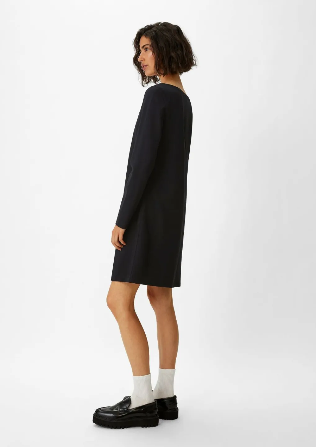 Jerseykleid mit Tape-Detail-Comma Outlet
