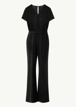 Jersey-Overall mit Taillengürtel im Loose Fit-Comma Best