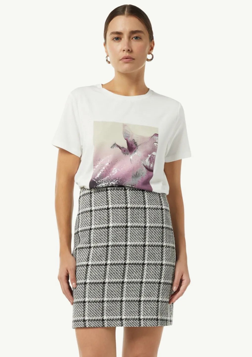 Jersey-Shirt mit Frontprint-Comma Best