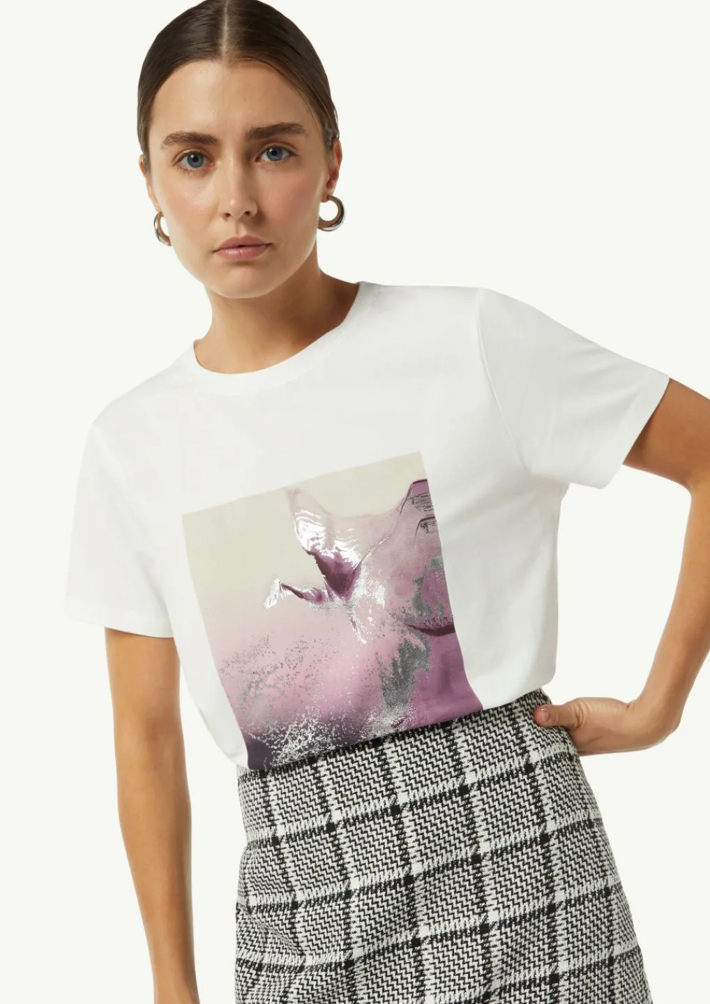 Jersey-Shirt mit Frontprint-Comma Best
