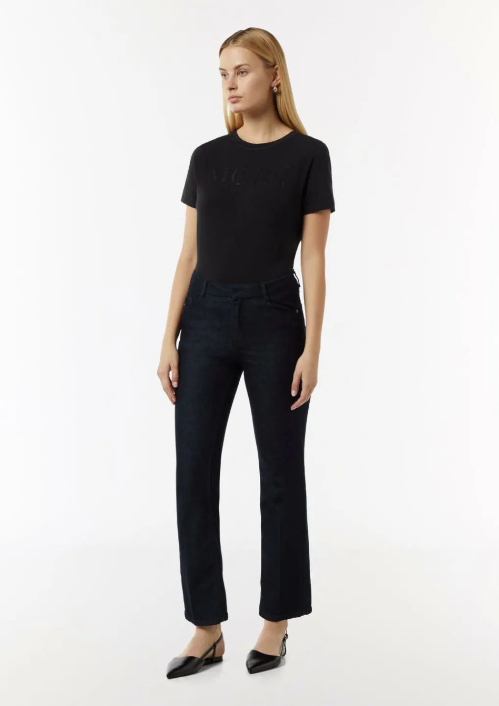 Jersey-Shirt mit Frontprint-Comma Hot