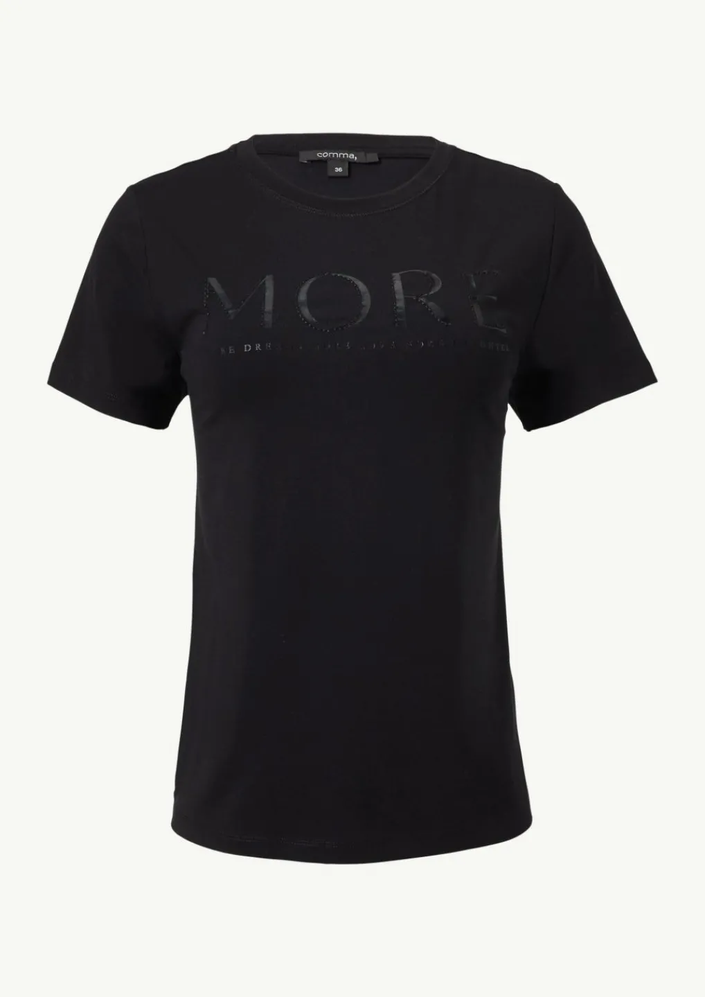 Jersey-Shirt mit Frontprint-Comma Hot