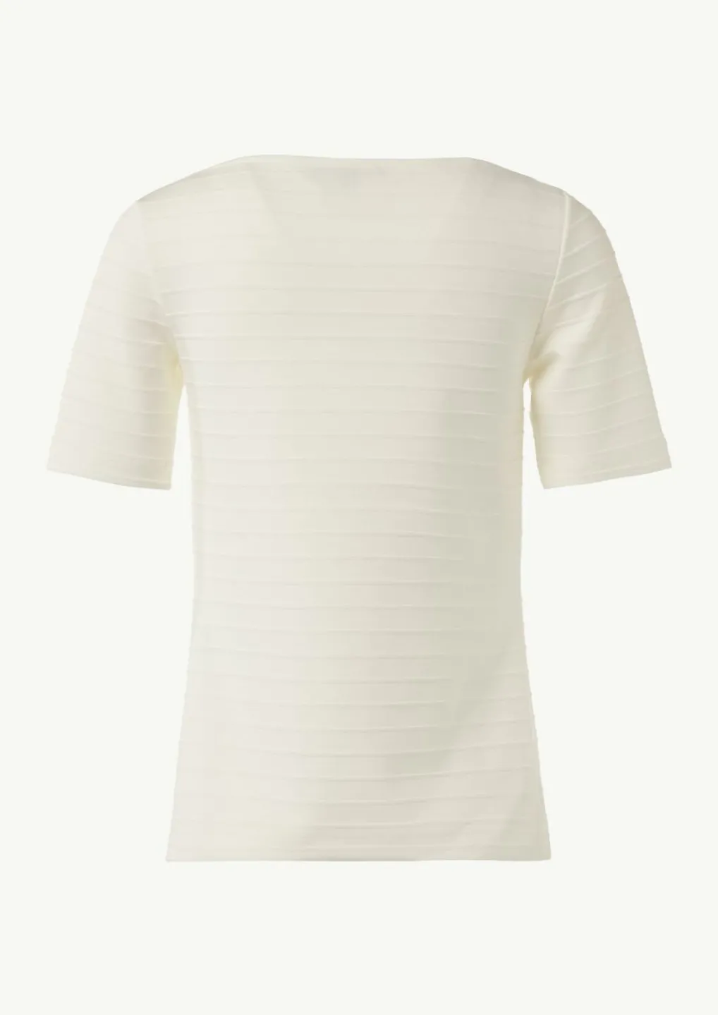 Jersey-Shirt mit U-Boot-Ausschnitt-Comma Hot