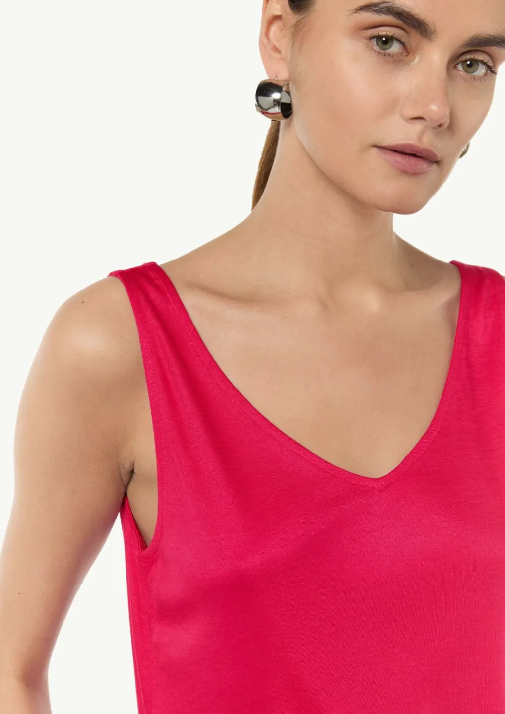 Jerseytop mit V-Ausschnitt-Comma Clearance