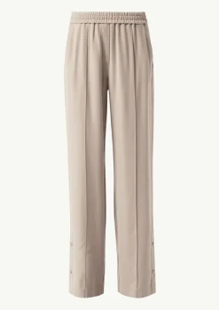 Jogpant mit geknöpftem Saum-Comma Fashion