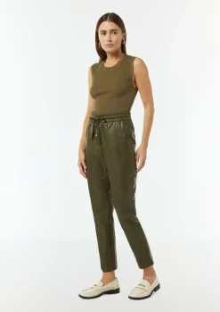 Jogpants aus Kunstleder-Comma Hot