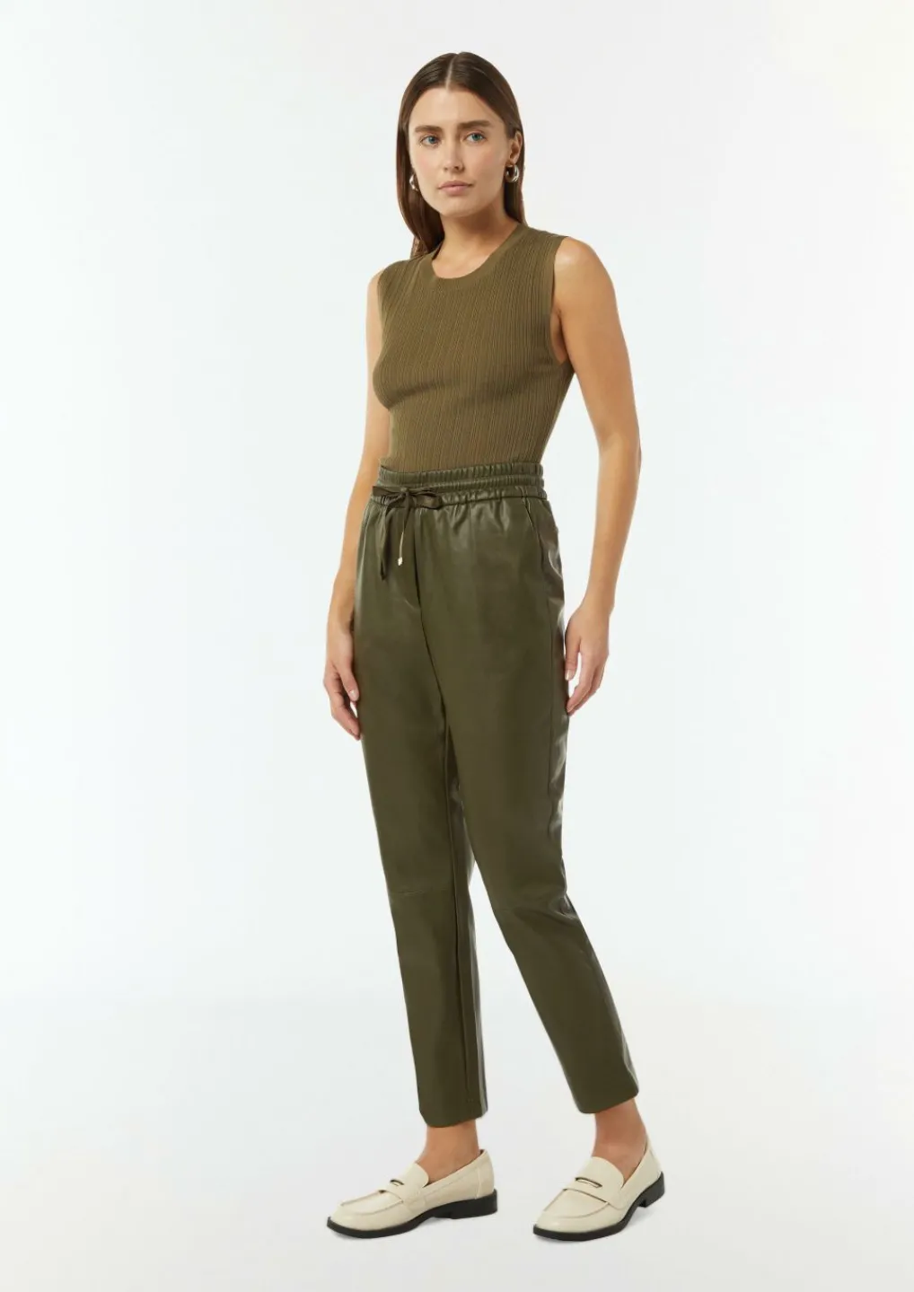 Jogpants aus Kunstleder-Comma Hot