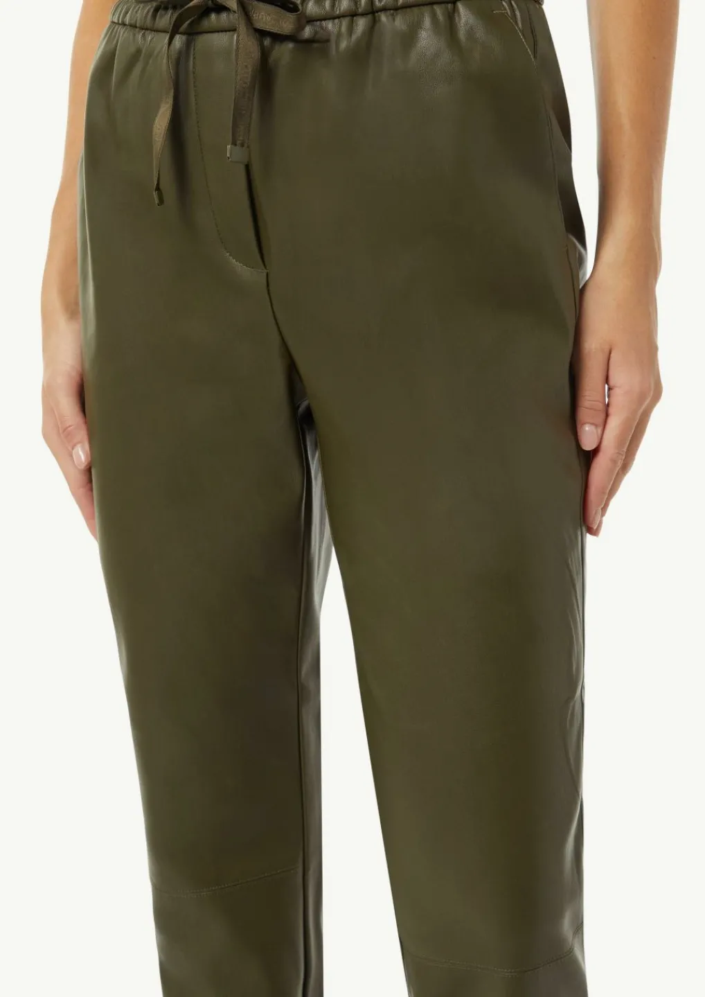 Jogpants aus Kunstleder-Comma Hot