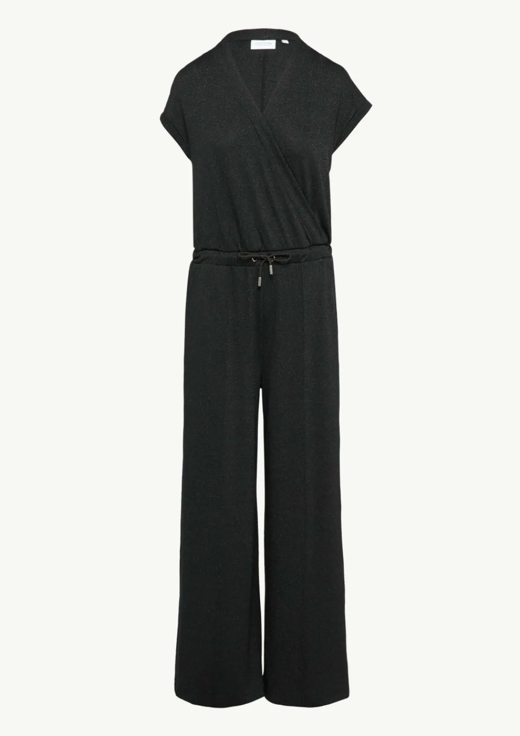 Jumpsuit in Wickel-Optik mit Metallic-Effekt-Comma Discount