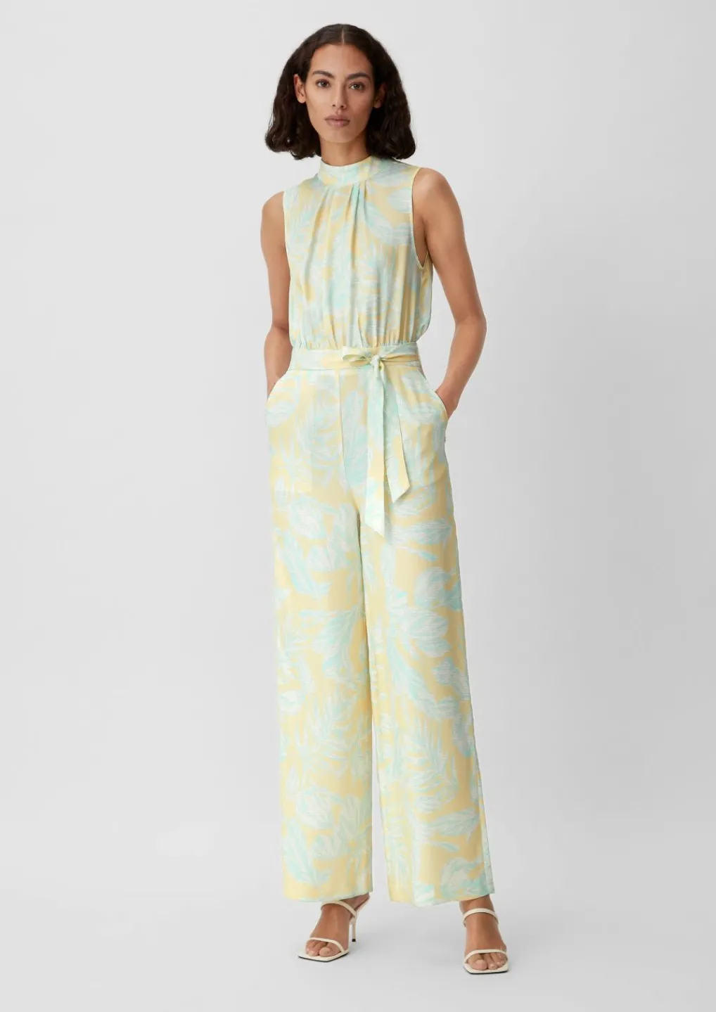 Jumpsuit mit Allover-Print-Comma Clearance