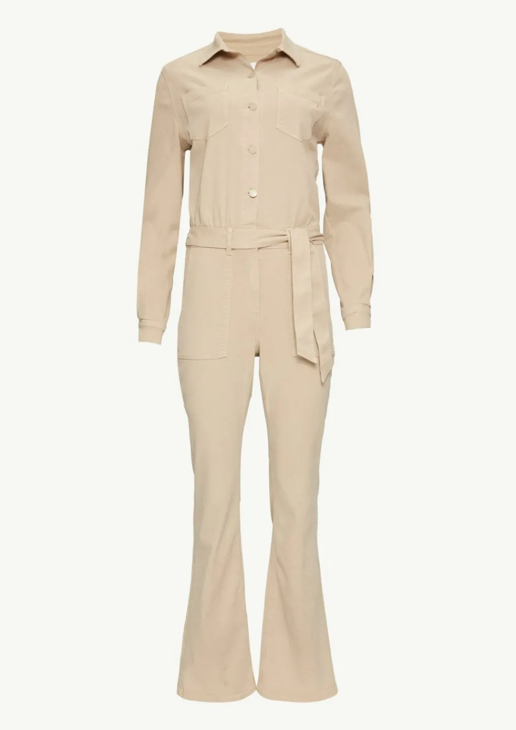 Jumpsuit mit Flared Leg aus Lyocellmix-Comma Sale