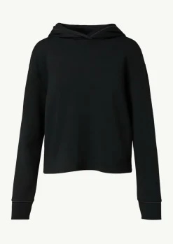 Kapuzen-Sweatshirt mit Satin-Details-Comma Outlet