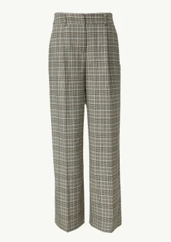 Karohose mit Wide Leg-Comma New