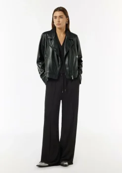 Klassische Bikerjacke aus Lederimitat-Comma Best