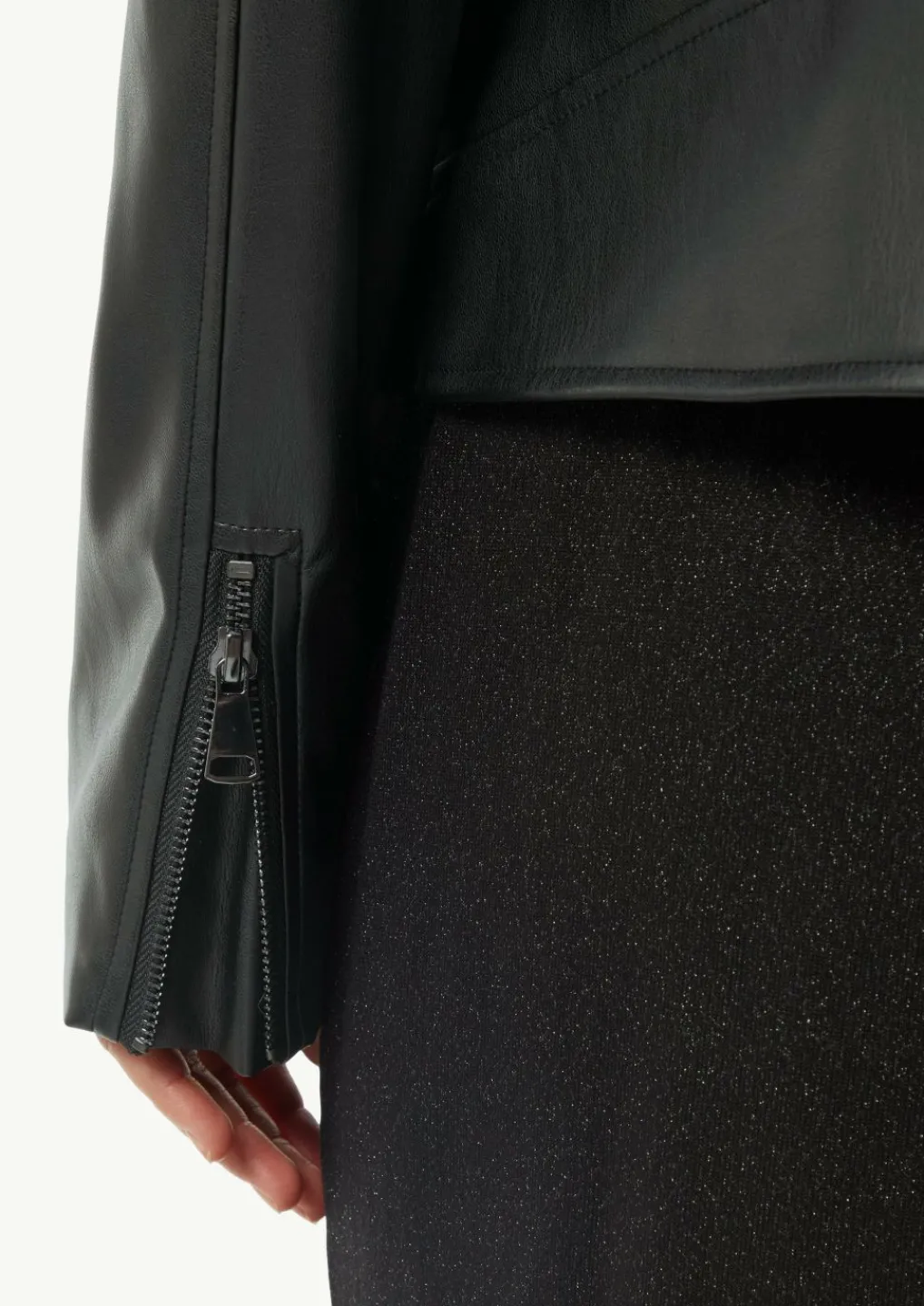 Klassische Bikerjacke aus Lederimitat-Comma Best
