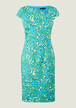 Kleid aus Baumwollsatin-Comma Clearance