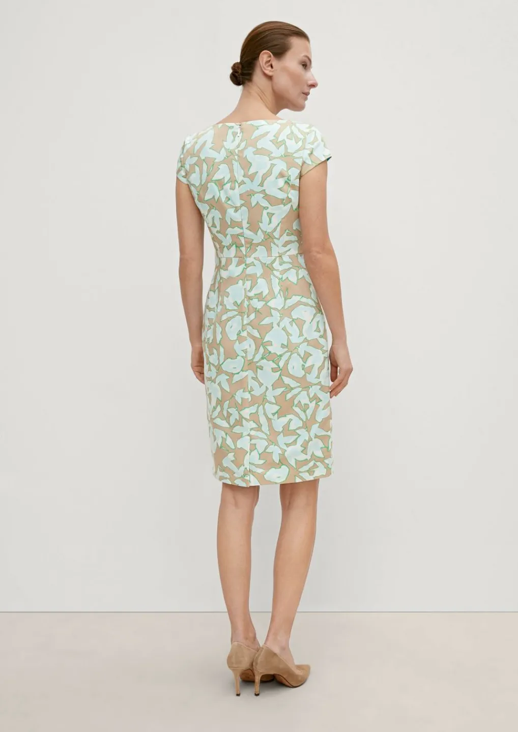 Kleid aus Baumwollsatin-Comma New