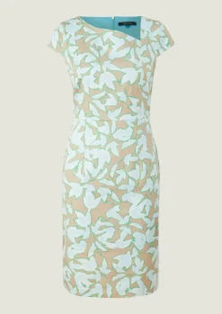 Kleid aus Baumwollsatin-Comma New