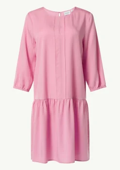 Kleid aus Lyocell mit Logo-Detail-Comma Sale