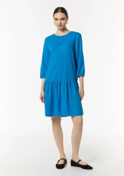 Kleid aus Lyocell mit Logo-Detail-Comma Clearance
