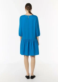 Kleid aus Lyocell mit Logo-Detail-Comma Clearance