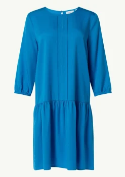 Kleid aus Lyocell mit Logo-Detail-Comma Clearance