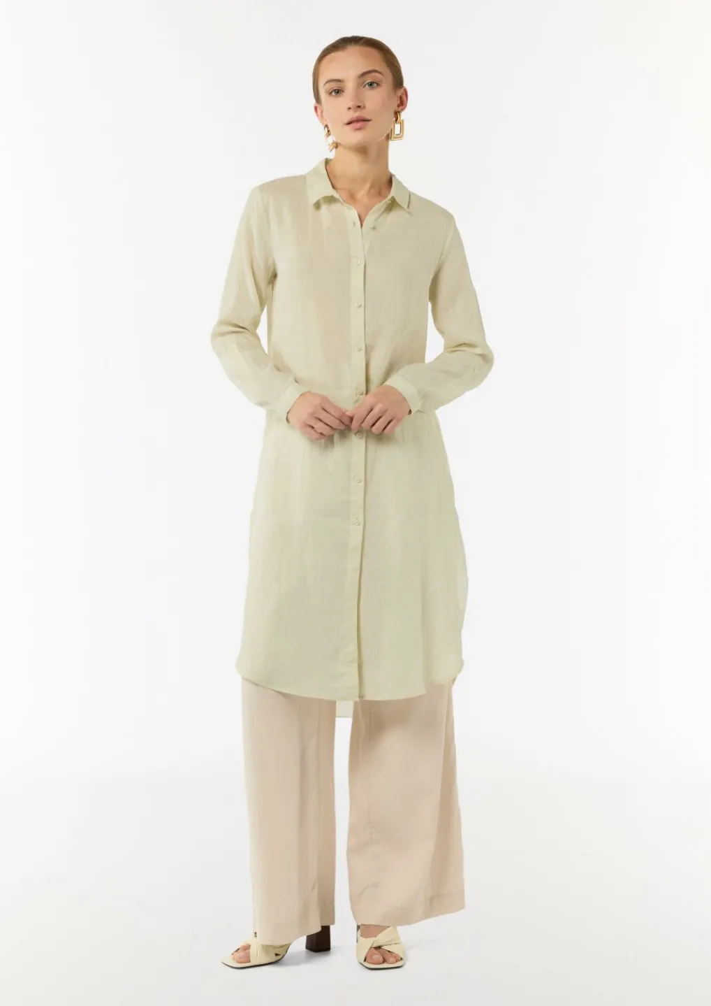 Kleid aus Ramie-Comma Online