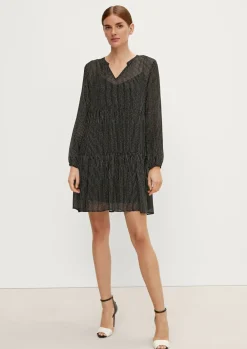 Kleid aus Viskosecrêpe-Comma Outlet