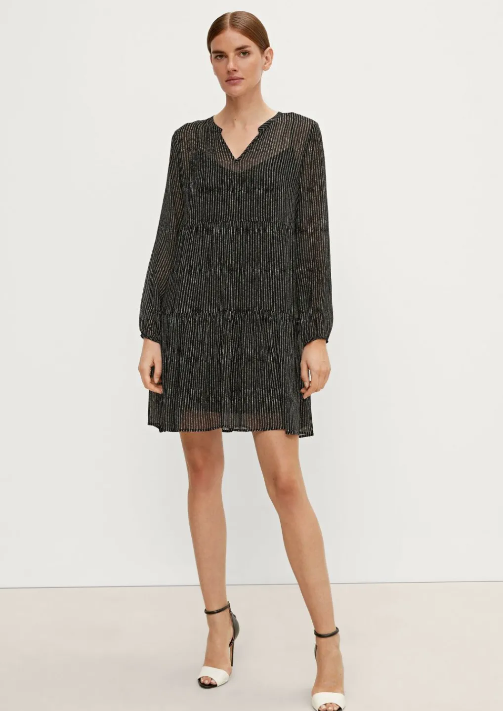 Kleid aus Viskosecrêpe-Comma Outlet