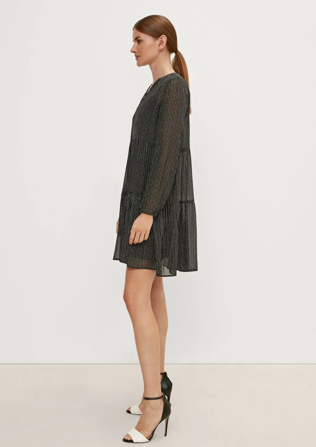 Kleid aus Viskosecrêpe-Comma Outlet