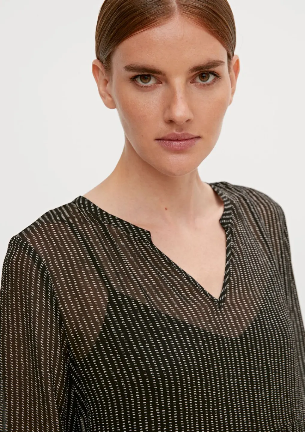 Kleid aus Viskosecrêpe-Comma Outlet