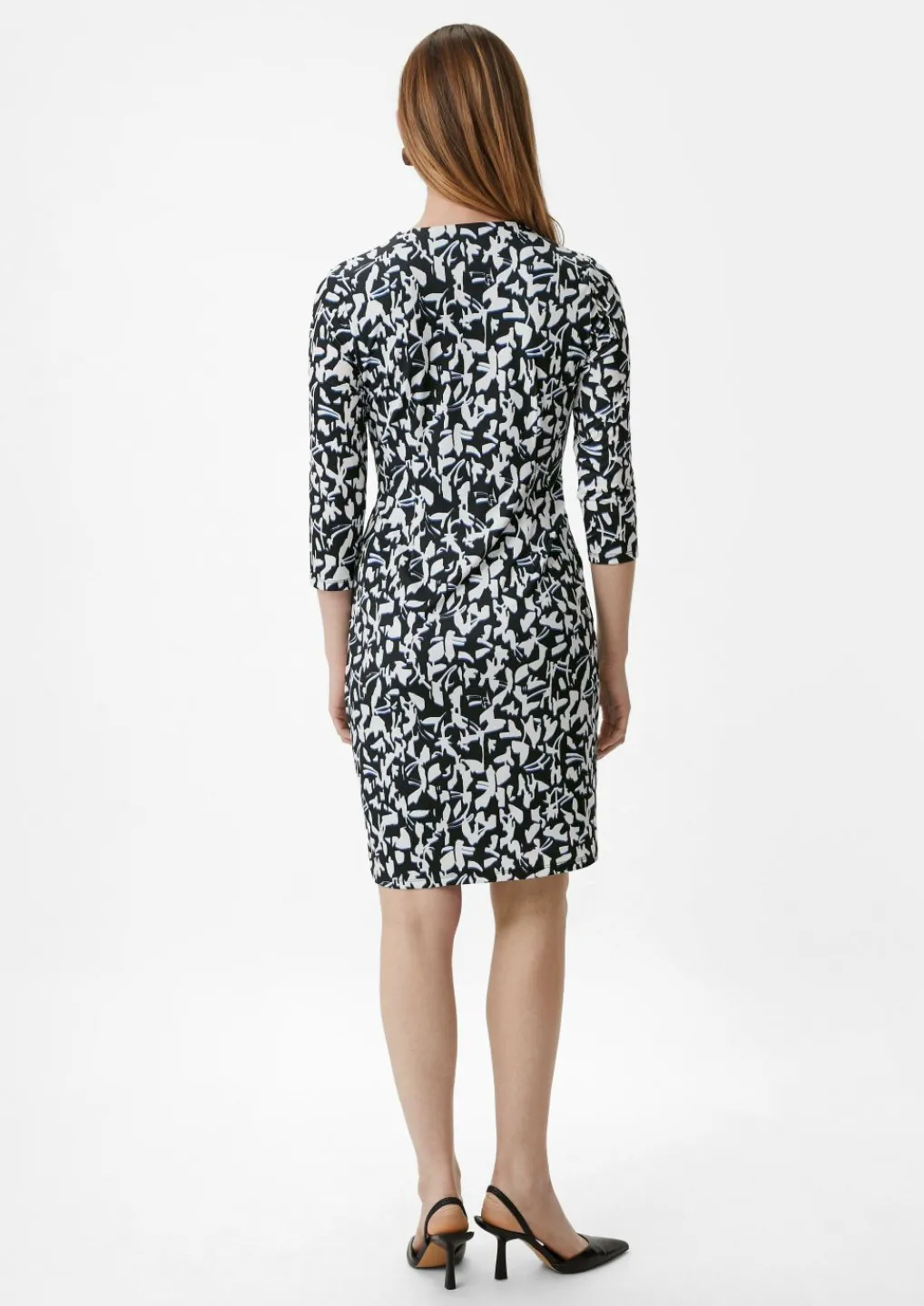 Kleid mit All-over-Print in Wickel-Optik-Comma Sale