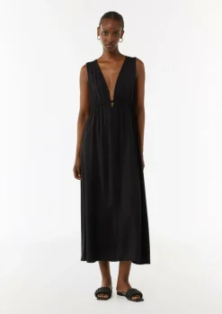 Kleid mit elastischem Bund-Comma Online