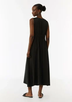 Kleid mit elastischem Bund-Comma Online