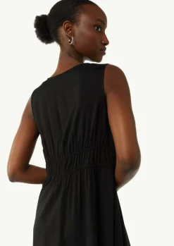 Kleid mit elastischem Bund-Comma Online