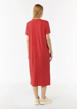 Kleid mit Rundhalsausschnitt-Comma Outlet