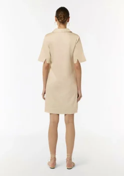 Kleid mit Tunika-Ausschnitt und Hemdkragen-Comma Sale