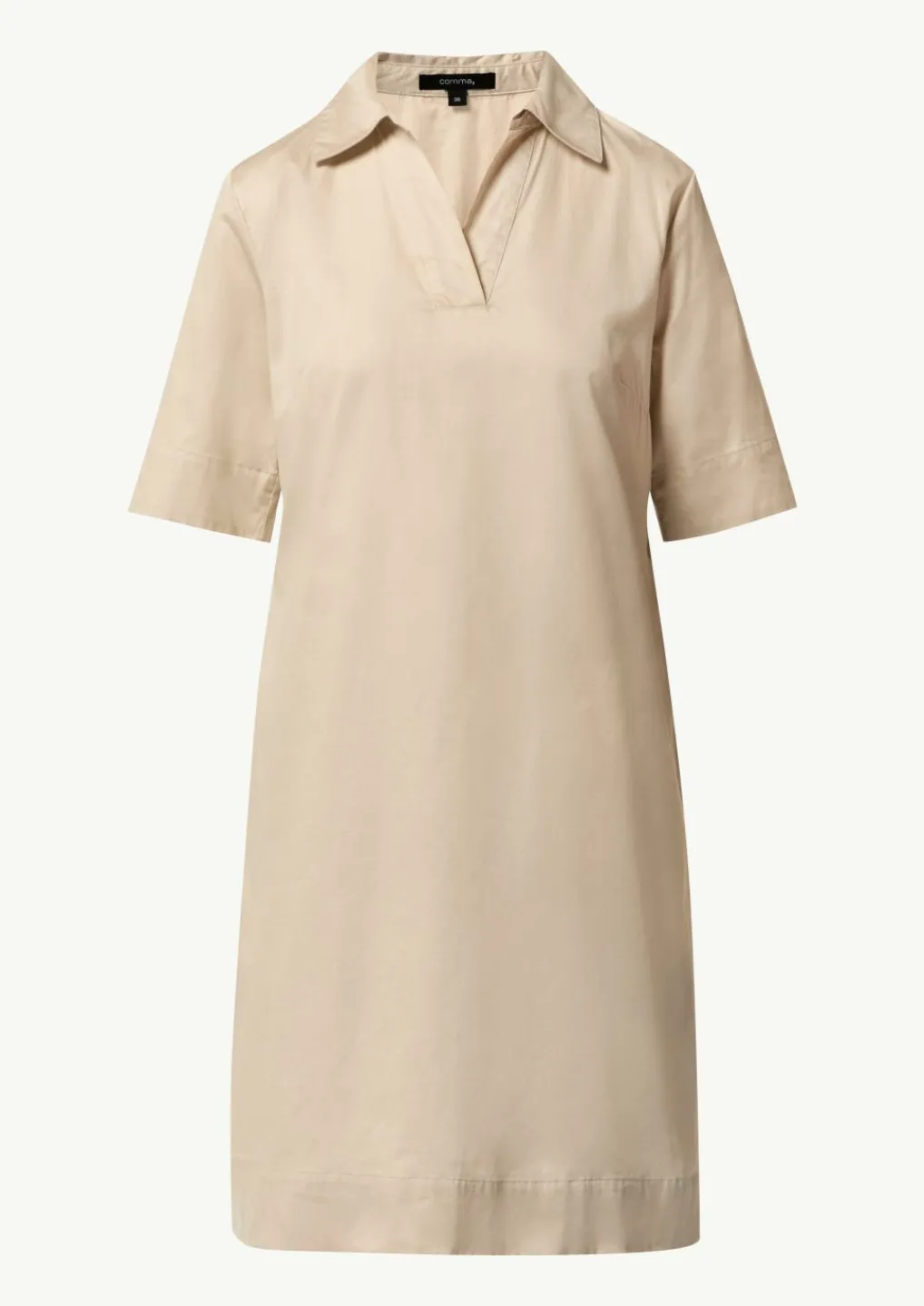 Kleid mit Tunika-Ausschnitt und Hemdkragen-Comma Sale