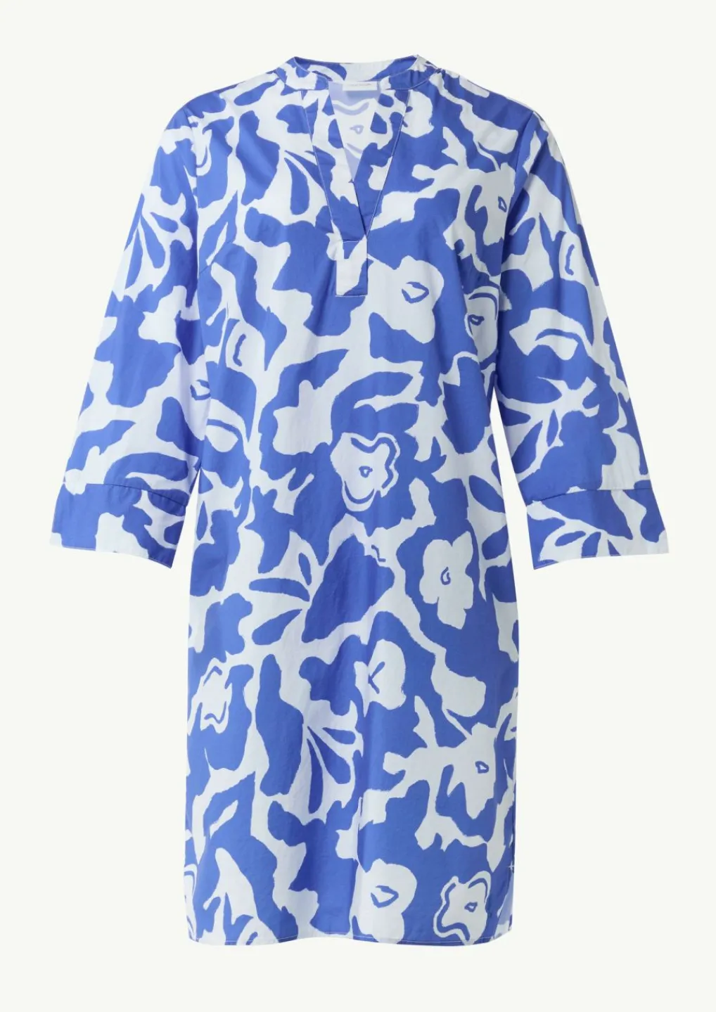Kleid mit Tunika-Ausschnitt und All-over-Print-Comma Sale