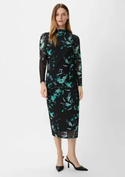 Kleid mit Viskosefutter-Comma Hot