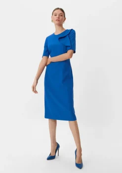 Kleid mit Volant-Detail-Comma Outlet