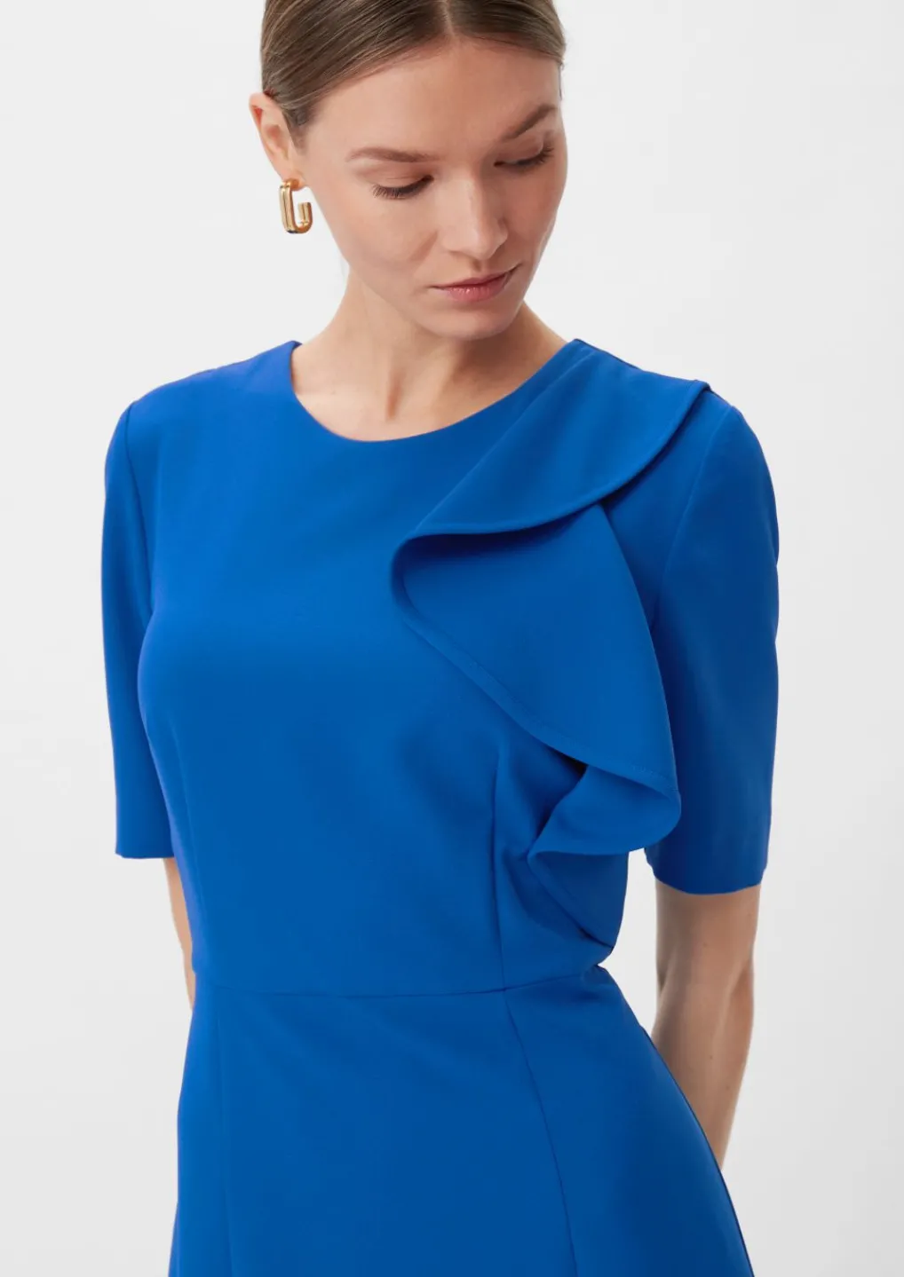Kleid mit Volant-Detail-Comma Outlet