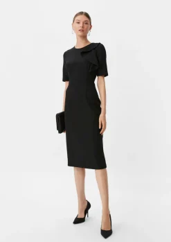 Kleid mit Volant-Detail-Comma Hot