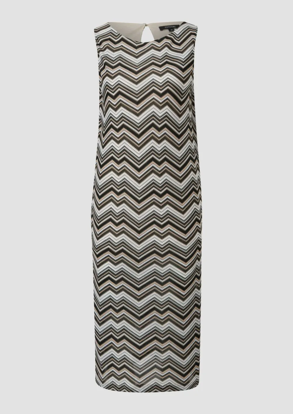 Kleid mit Zickzack-Muster-Comma Online