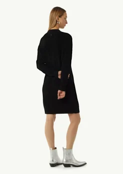 Kleid mit Zopfmuster-Detail-Comma Discount