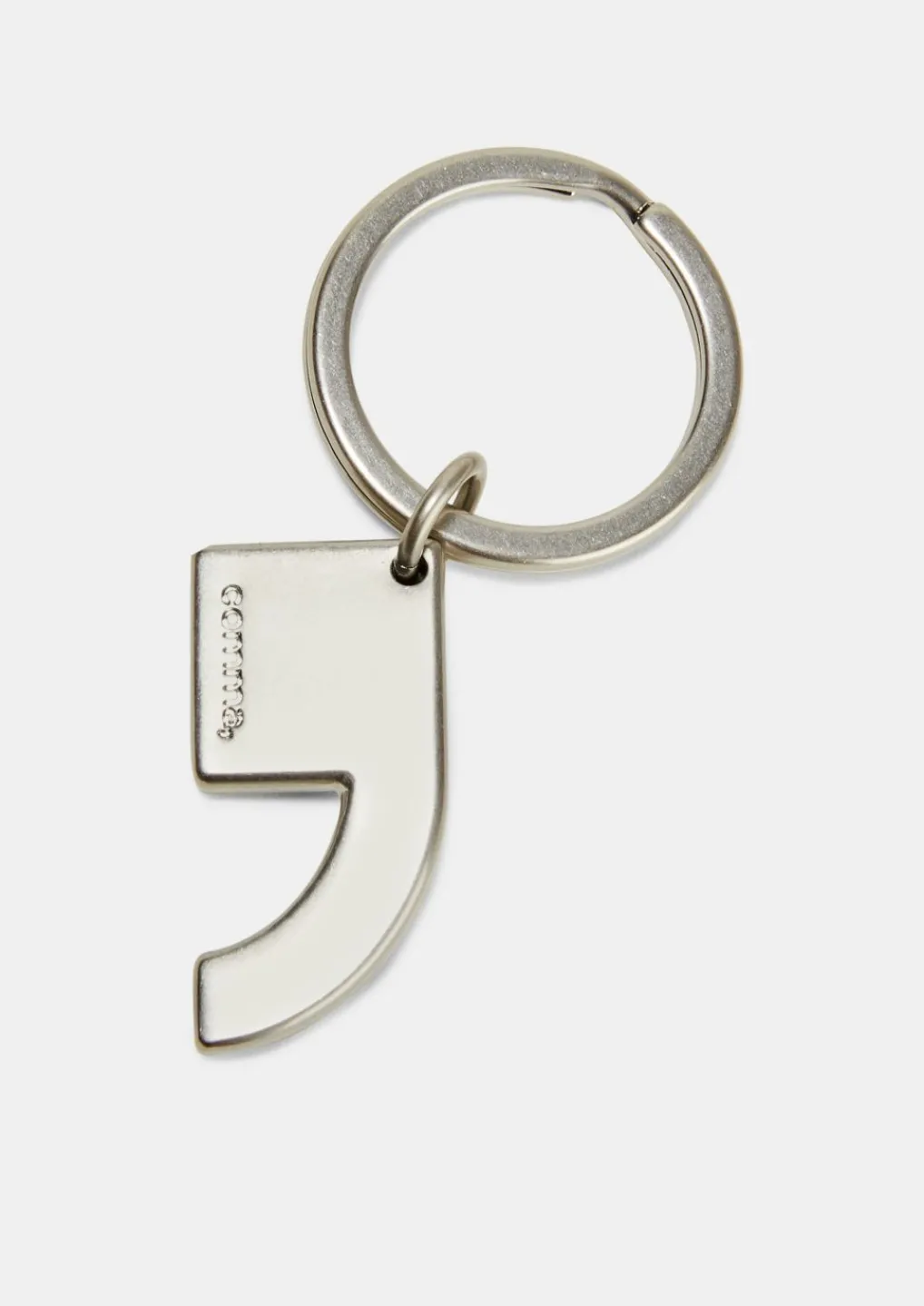 Kleiner Logo-Schlüsselanhänger aus Metall-Comma Fashion