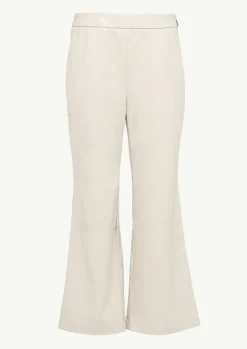 Kunstleder-Hose mit Flared Leg-Comma Sale