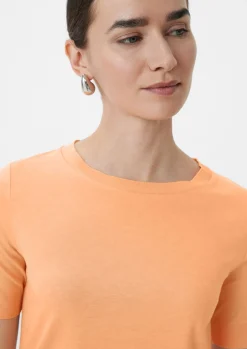 Kurzarmshirt aus Strickjersey-Comma Best